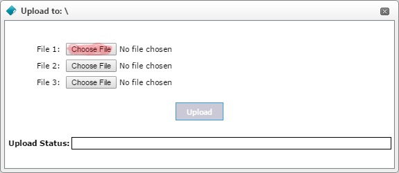 File Manager Upload